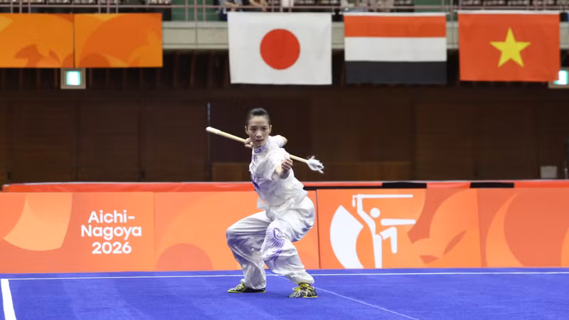Vẻ đẹp 'không tuổi' của nữ hoàng wushu Dương Thúy Vi ở kỳ Asiad cuối cùng