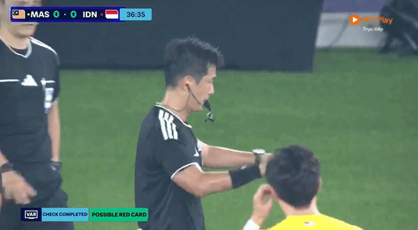 Trực tiếp FIFA ASEAN Cup Indonesia vs Malaysia 0-0 (H1): Indonesia mất người vì thẻ đỏ