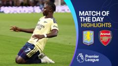 Saka giúp Arsenal thắng nhọc nhằn trước Aston Villa