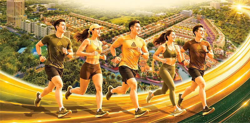 5.000 vận động viên tham gia giải chạy Marathon ở Vĩnh Long