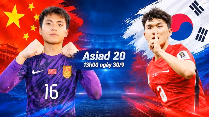 Nhận định U23 Trung Quốc vs U23 Hàn Quốc, 13h00 ngày 30/9: Hai phong cách đối lập