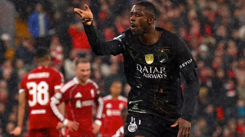 Dembele lập cú đúp, PSG nhấn chìm Liverpool tại Champions League