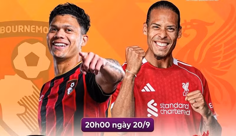 Nhận định Bournemouth vs Liverpool, 20h00 ngày 20/9: Thử thách cực đại
