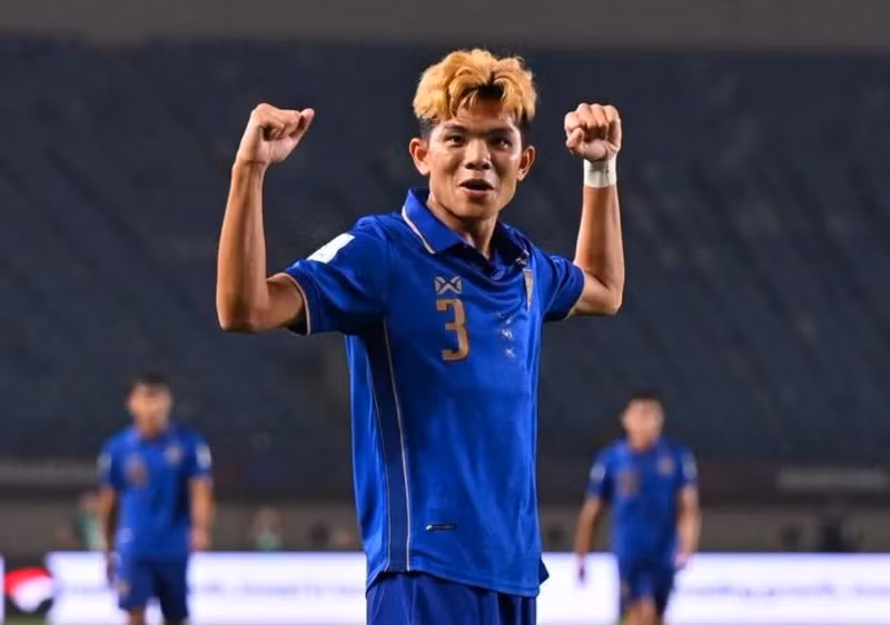 Sao trẻ Thái Lan 'sướng phát khóc' vì ghi bàn vào lưới đội tuyển Việt Nam