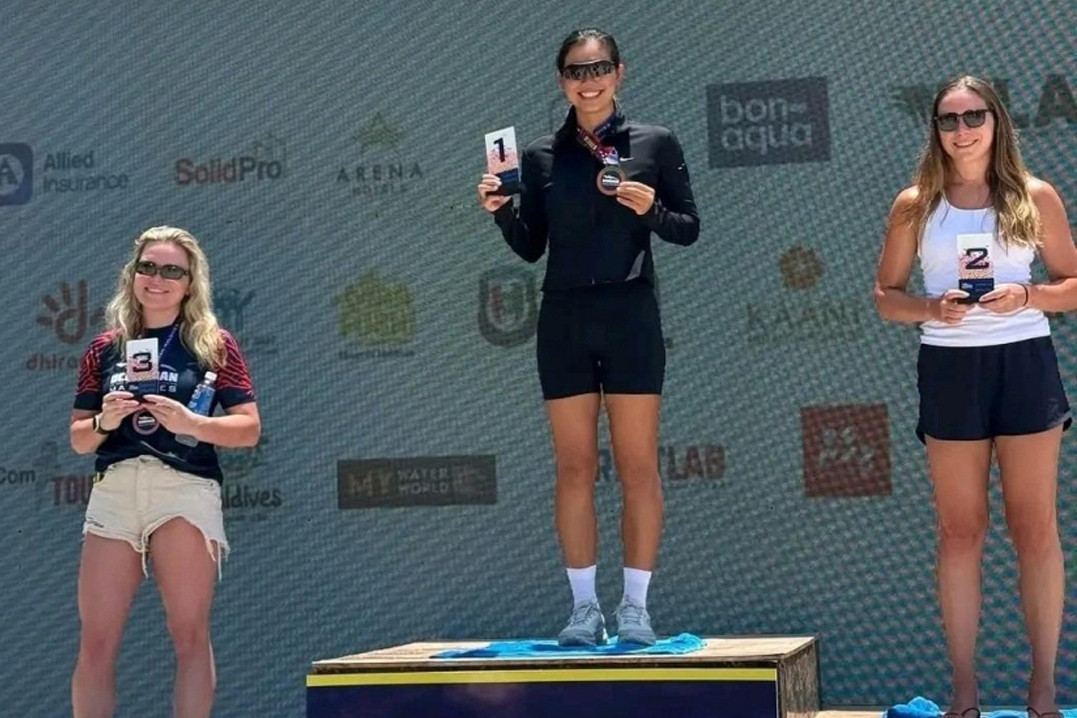 Ánh Viên vô địch giải Oceanman Maldives, thành tích gây bất ngờ