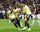 Saka giải quyết trận chiến mệt mỏi với Aston Villa để kéo dài khởi đầu chiến thắng của Arsenal