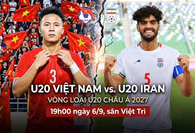 Nhận định U20 Việt Nam vs U20 Iran, 19h00 ngày 6/9: Đi tìm kết quả an ủi