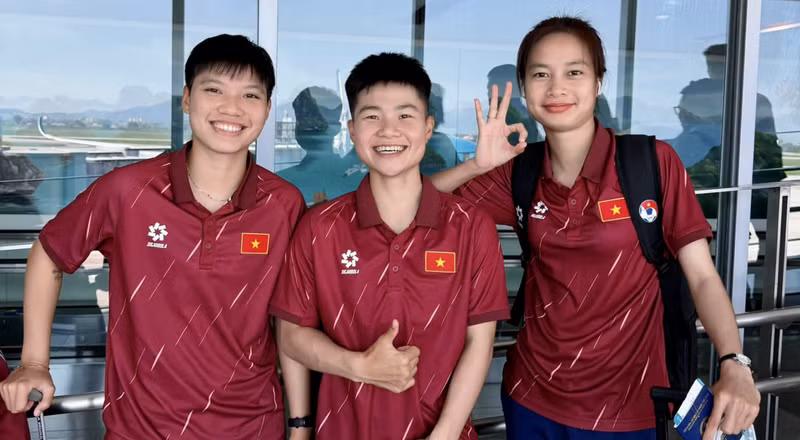 Tuyển nữ Việt Nam sang Trung Quốc tập huấn trước ASIAD 2026